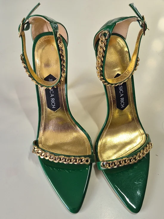 Green Patent Chain-Trim - Picture 7 of 7